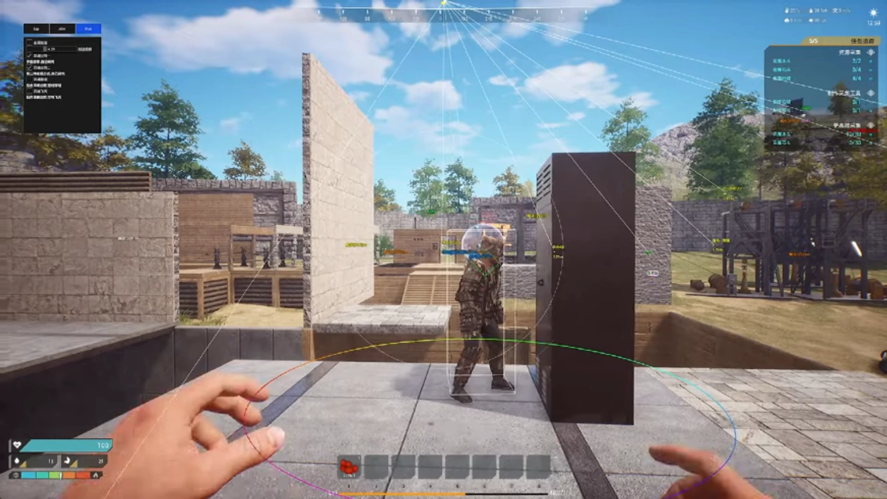 The Front player ESP with faction colors on Windows PC